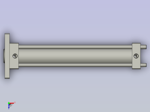 油缸HOBRD-8040400+FA型俯视缩略图