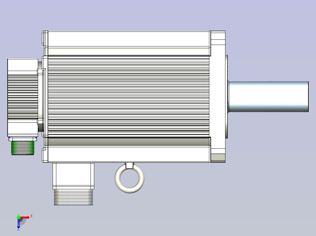富士伺服电机 GYH702俯视图