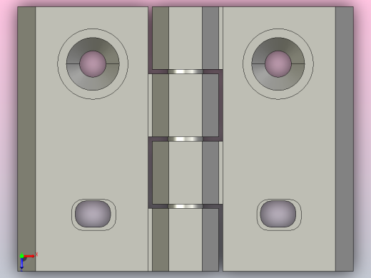 GN 127 铰链[GN 127-76-60-B]俯视缩略图