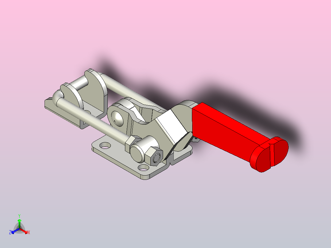 TC4-3门闩式快速夹钳[TC4-3]主视图