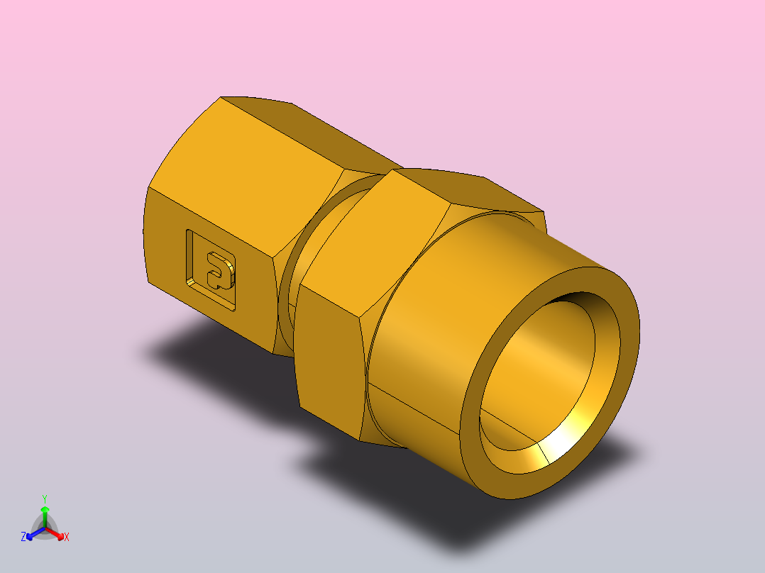 母接头66C 3 2正等轴测图