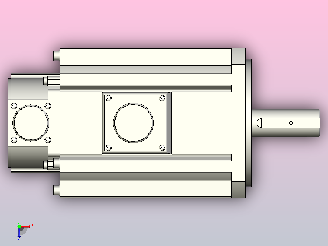 松下伺服电机 MATSUSHITA_MDMF302L1H6俯视图