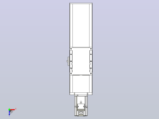 滚珠丝杠直线轴带导轨全封闭TPA-HCR-105D-1610C-L150-M-C-P40-N3俯视缩略图