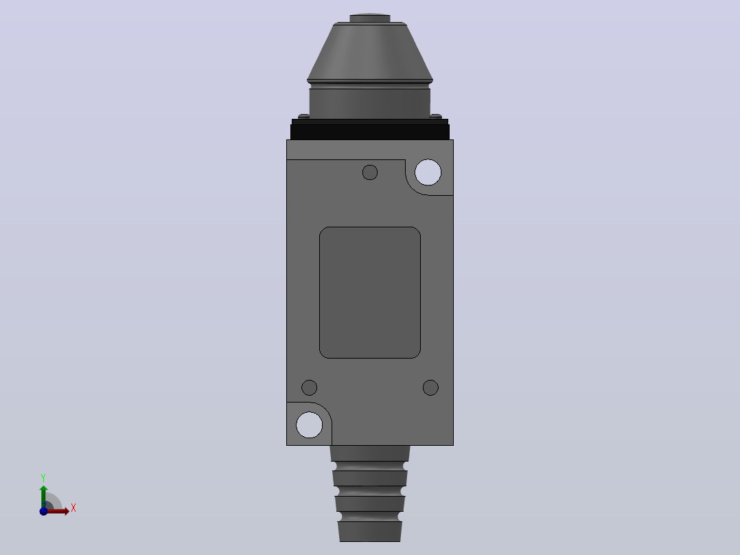HL-5100[HL-5100]欧姆龙接近开关，微动开关，光电传感器前视图