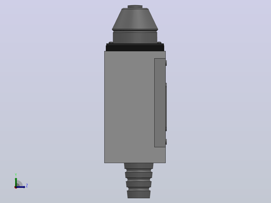 HL-5100[HL-5100]欧姆龙接近开关，微动开关，光电传感器左视图