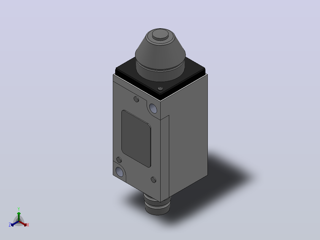 HL-5100[HL-5100]欧姆龙接近开关，微动开关，光电传感器正等轴测图