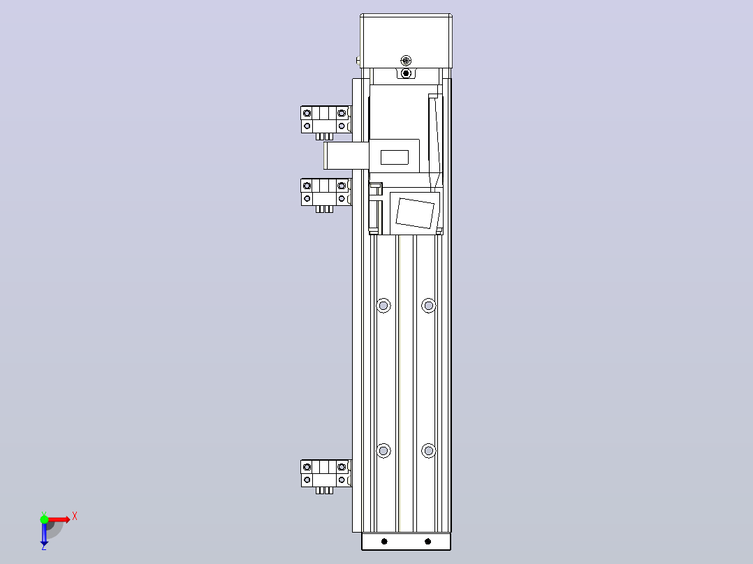 钢基模组TPA-KSR-5002C-250A1-MU-H1S1俯视图
