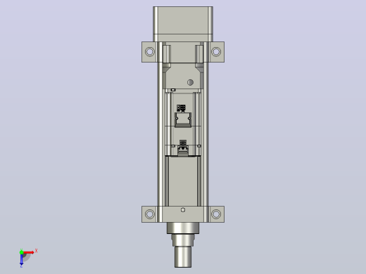 轻载电动缸TPA-ESR100-3210C-L150-MR-LB-W-P75-JX-C3俯视缩略图