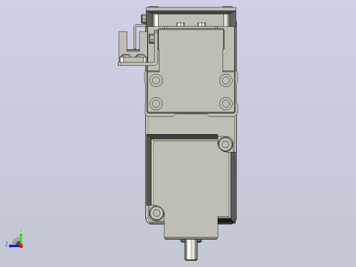 GTH4-L#-150-BM-M05-C3 GTH4内嵌式螺杆滑台 电机后折 TOYO模组右视缩略图