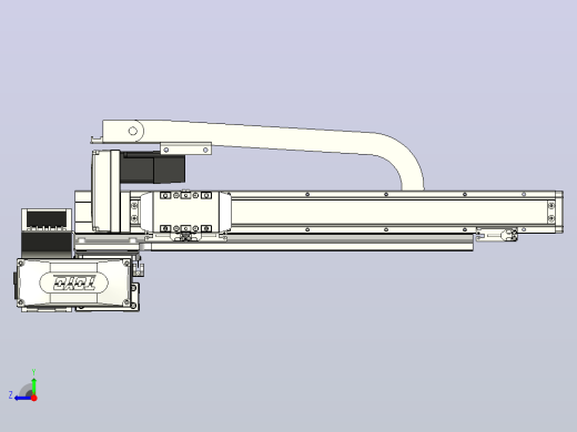 XYGT320-A4-750-400-M-C-0001负载5-8KG XY丝杆模组 内嵌式 XYGT320-A4 替换东佑达TOYO直线滑台模组右视缩略图