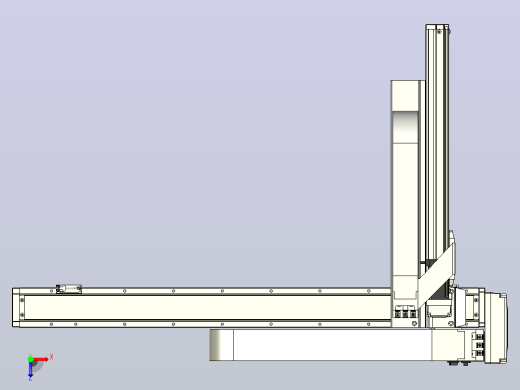 XYGT320-A4-750-400-M-C-0001负载5-8KG XY丝杆模组 内嵌式 XYGT320-A4 替换东佑达TOYO直线滑台模组俯视缩略图