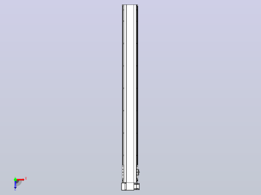 皮带直线轴半封闭可选导轨TPA-HNB-140D-120-L1350-LP-C-P40-N3俯视缩略图