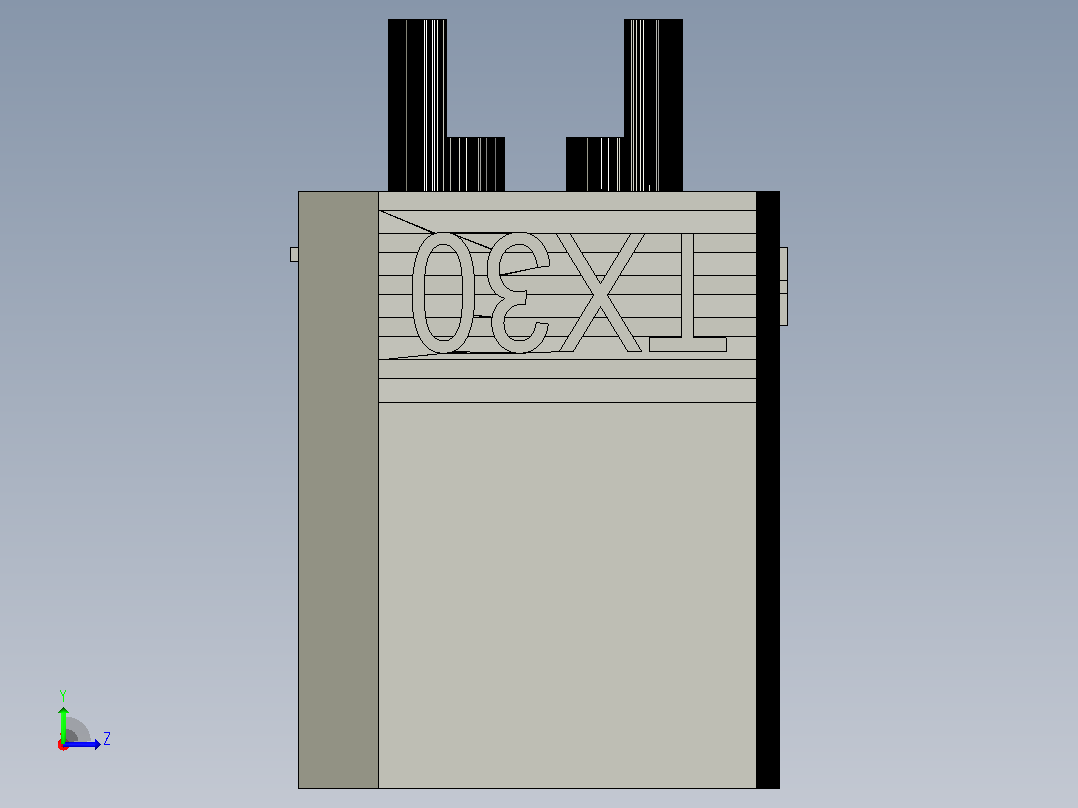 TX30 公头左视图