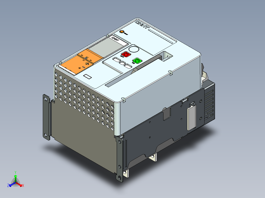NA5-1600N_H200-630 F3万能式断路器三维模型202410主视图
