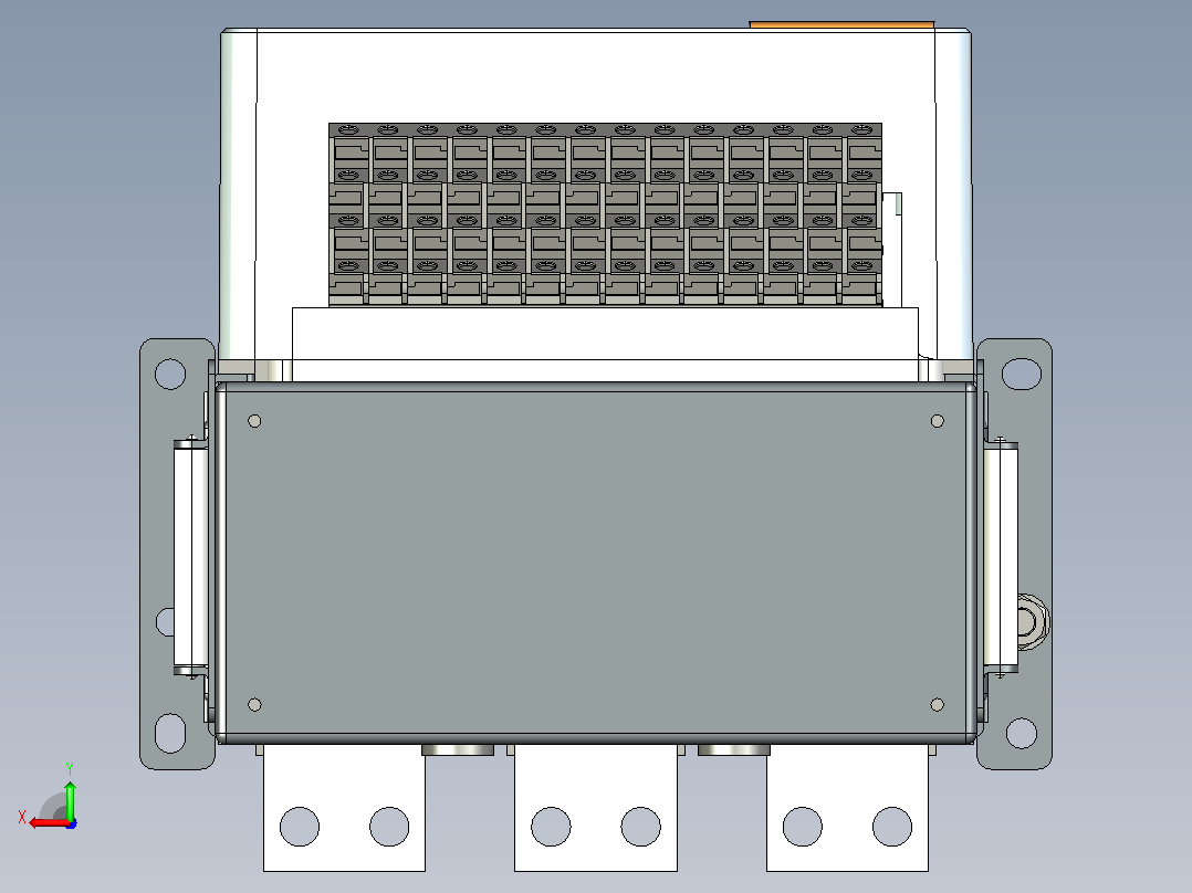 NA5-1600N_H200-630 F3万能式断路器三维模型202410后视图