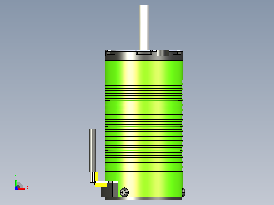 1415 1Y传感器无刷电机- 2400KV - 5MM轴前视图