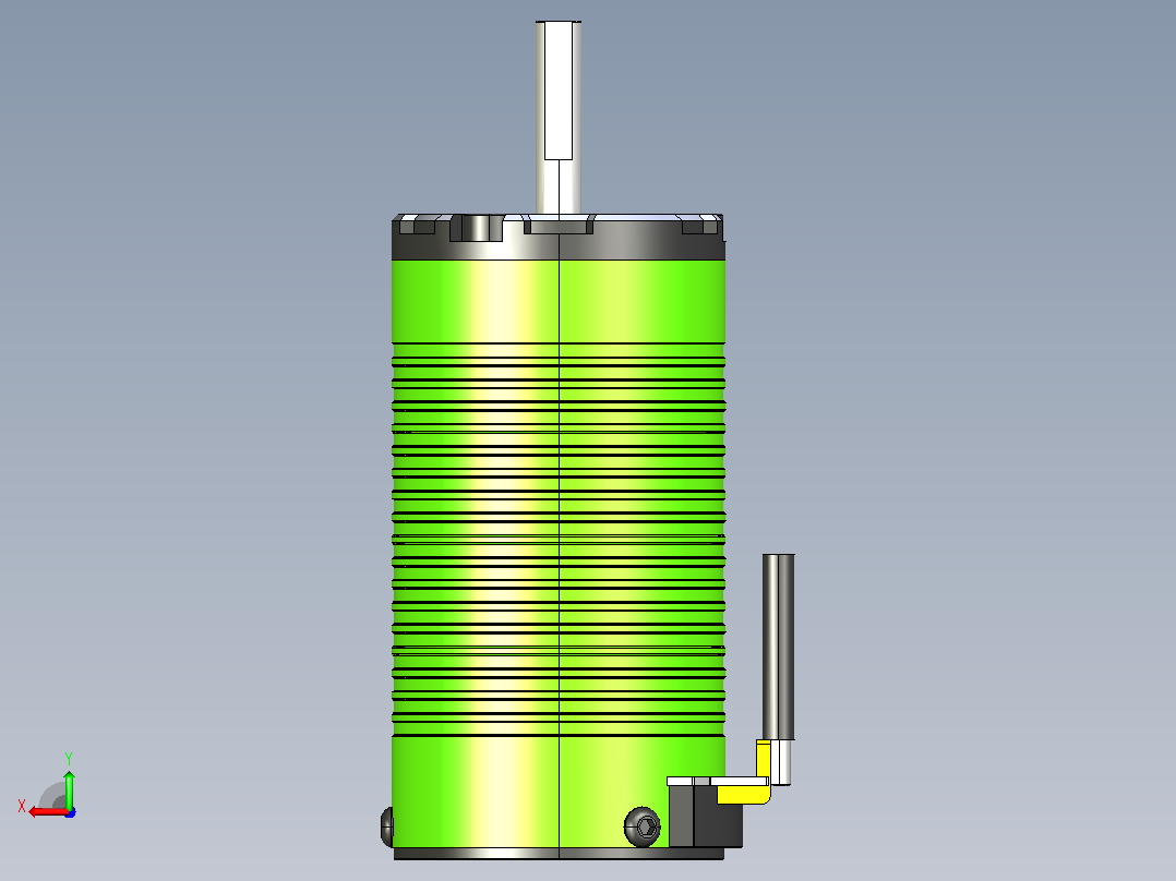 1415 1Y传感器无刷电机- 2400KV - 5MM轴后视图