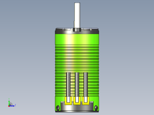 1415 1Y传感器无刷电机- 2400KV - 5MM轴左视缩略图