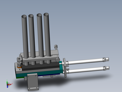 多管轴承上料机构sw16可编辑