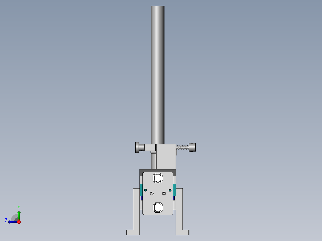 多管轴承上料机构sw16可编辑右视图