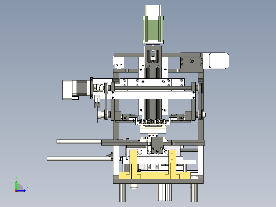 SMD线圈焊接机左视图