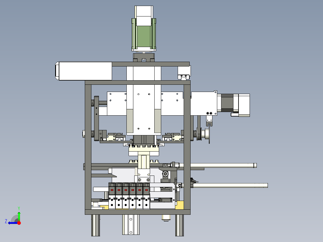 SMD线圈焊接机右视图