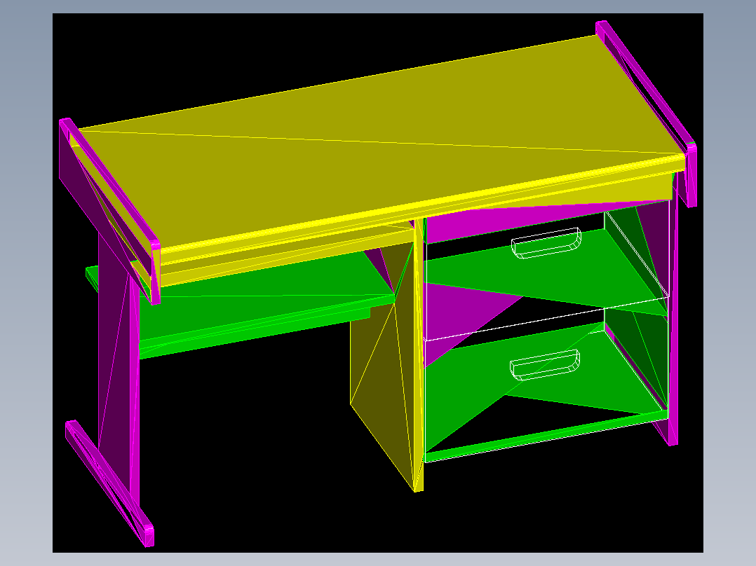 室内家具及植物的维模型十二-B021