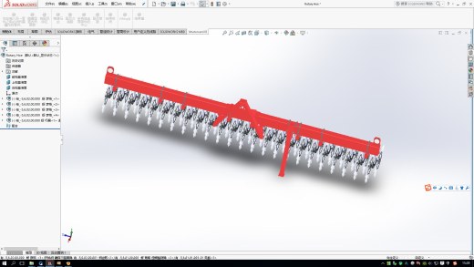旋转锄3D图纸3D模型缩略图