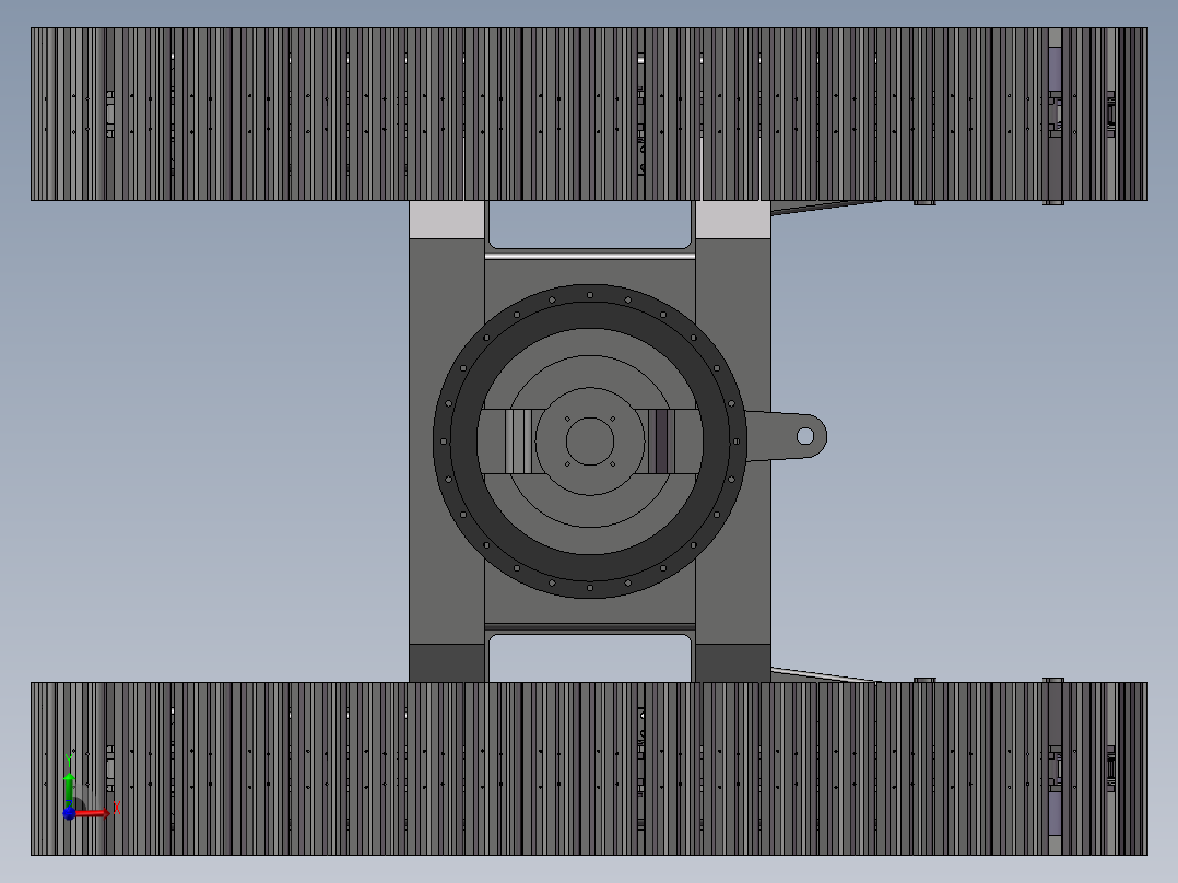 履带车底盘设计3D图纸 三维3d SW图纸