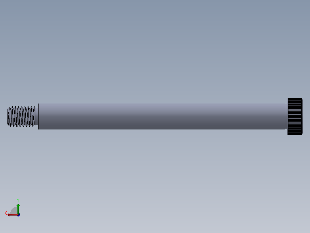 内六角螺螺栓-SB 0.500-13 x6.SLDPRT后视图