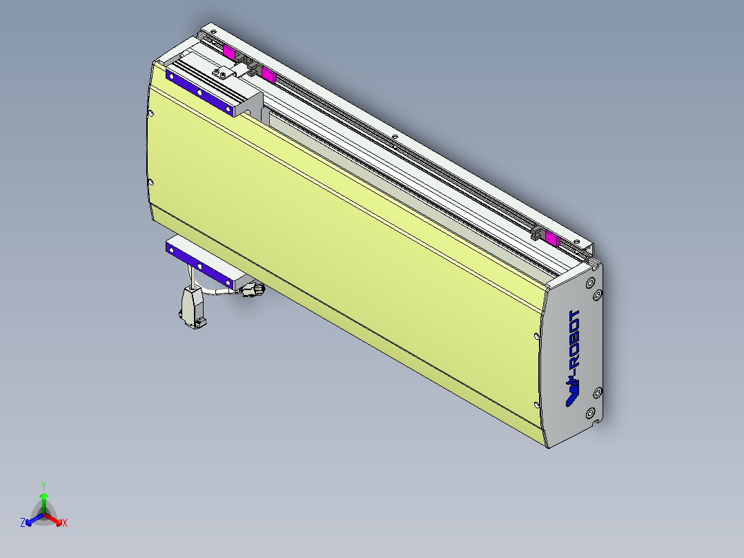 威洛博VL系列3d模型模组VL22H1Y-S450正等轴测图