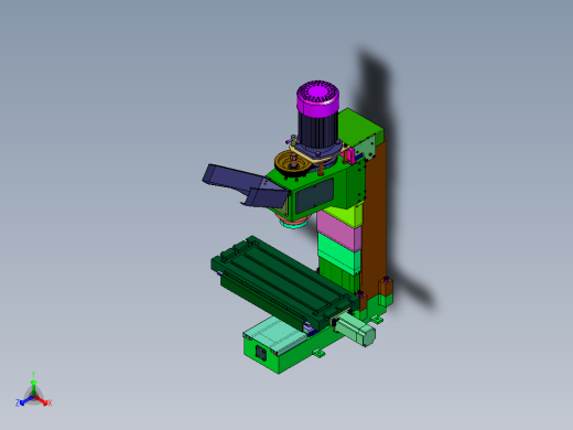立式升降台实训数控铣床