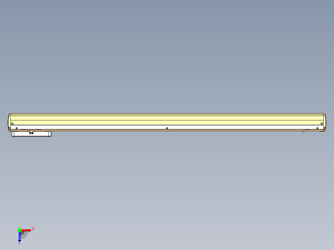 威洛博LC系列3d模型模组LC17E1Y-S1100俯视图