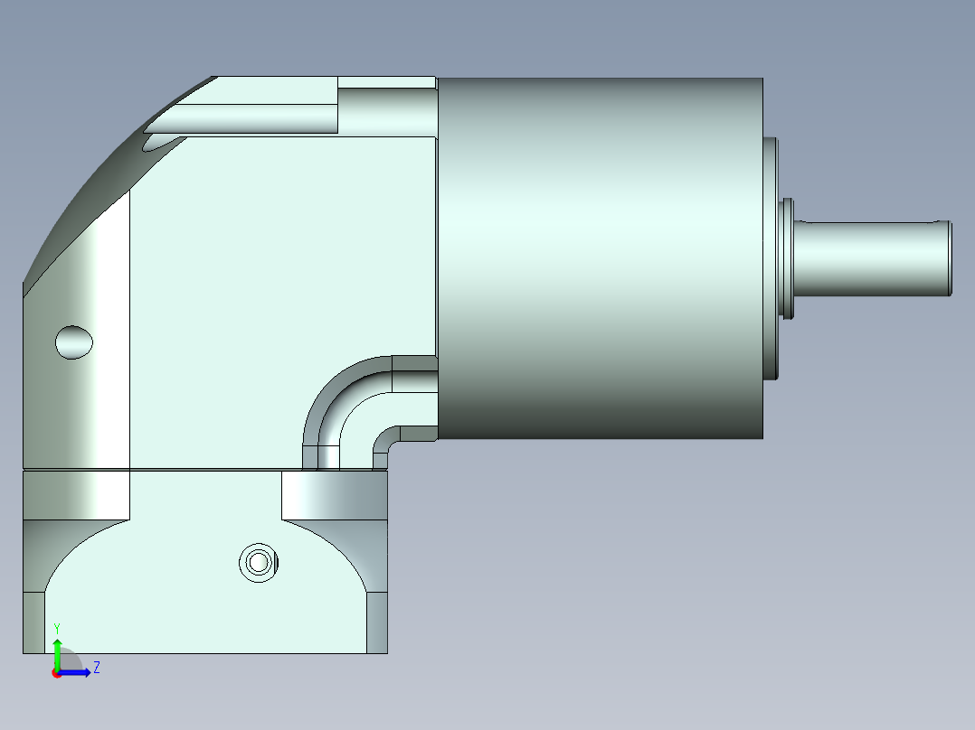 直齿ZPLE120-L2 22-110-145-M8.stp左视图