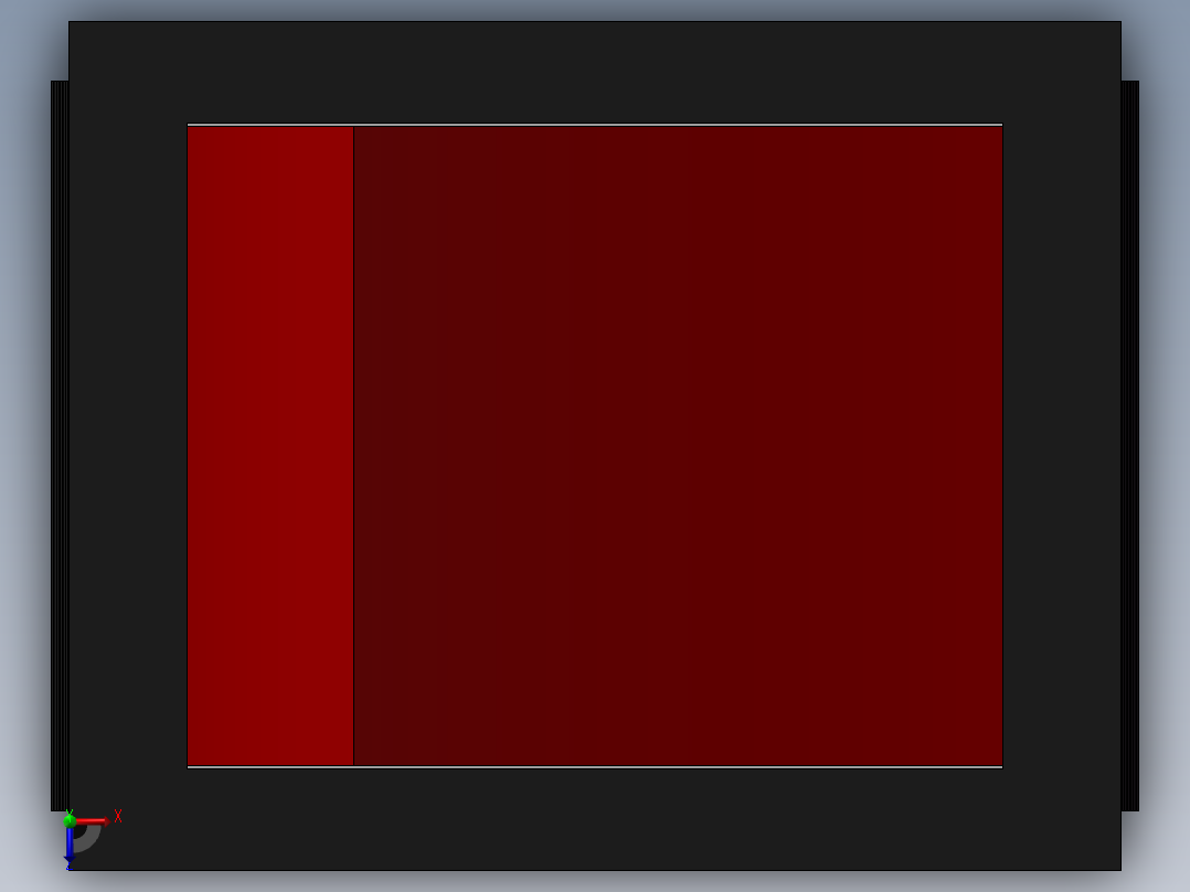 电控开关俯视图