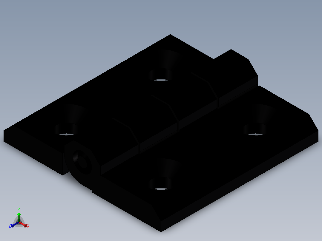 合页HFR06-50（外形尺寸50-50孔距30-30）