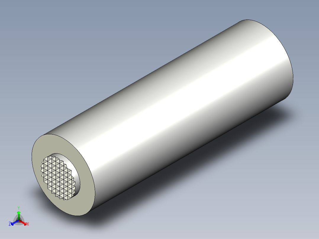 定位配件(A)TBU-3D多系列多零件图纸模型主视图