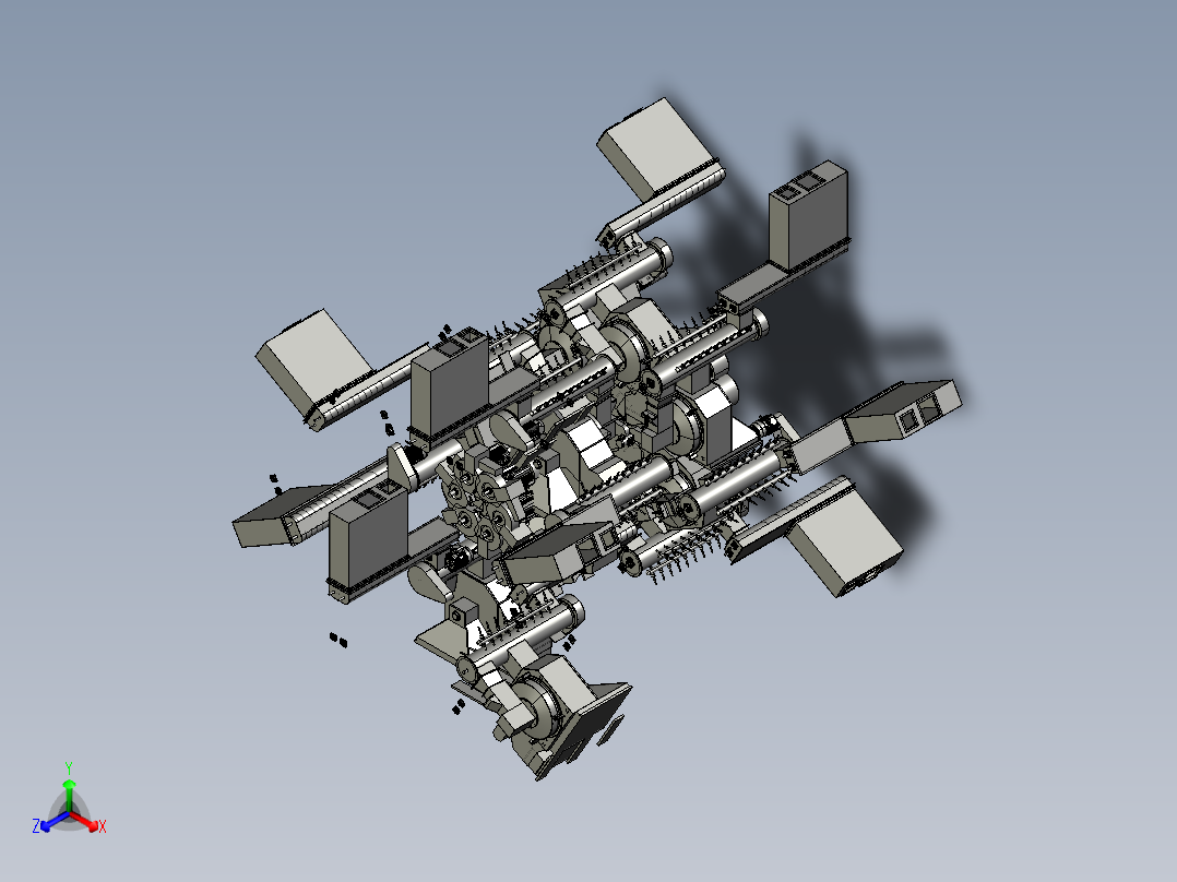 雨刮器钢带自动上料设备正等轴测图