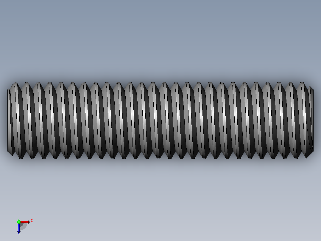 DIN 913-ISO 4026 固定螺钉-M10 L=40.SLDPRT俯视图