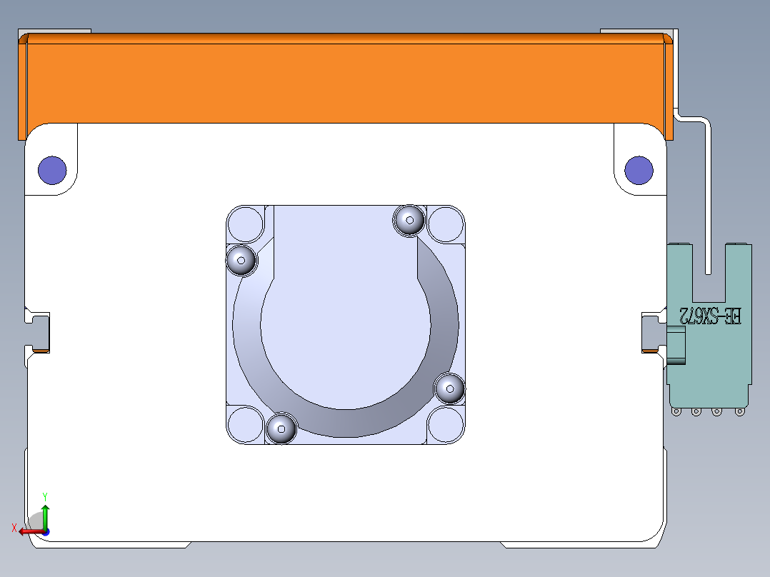MCH丝杆全封闭MCH12-BC-100W后视图