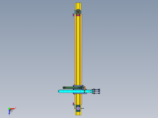 伺服移动气动抓手俯视缩略图