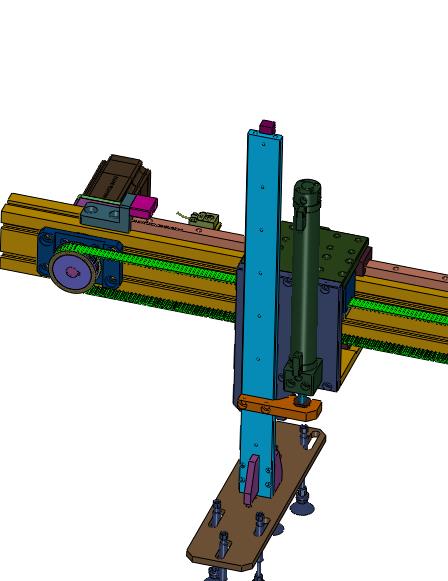 伺服移动气动抓手