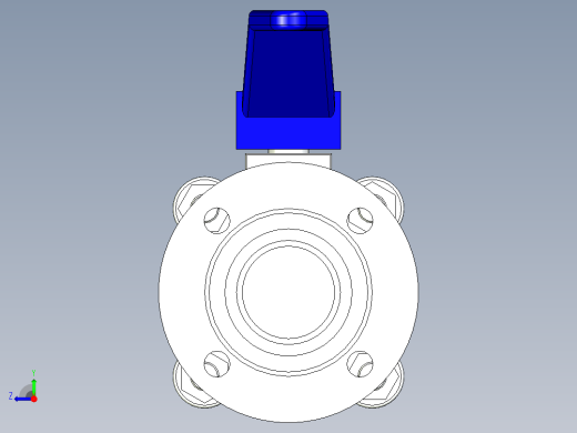 阀门模型-DN32____(____)右视缩略图