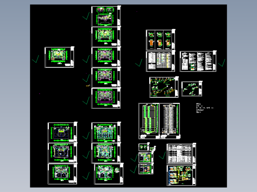 某商业广场A楼暖通施工图缩略图
