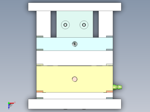 一套经典K胶盖子模具图俯视缩略图