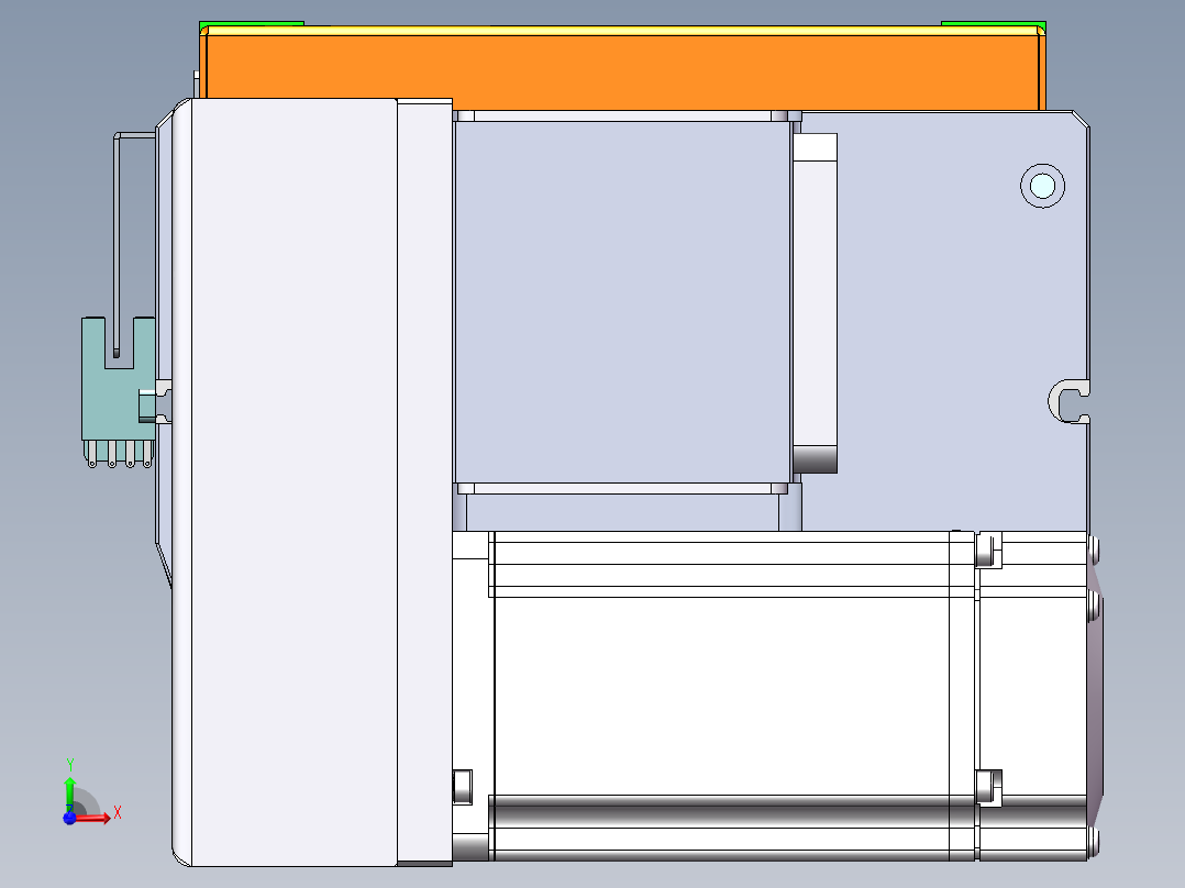 MCB同步带全封闭MCB17-LD-400W前视图