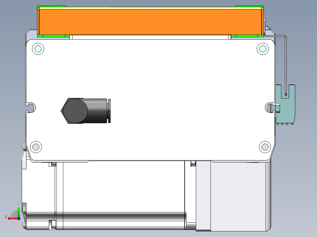 MCB同步带全封闭MCB17-LD-400W后视图