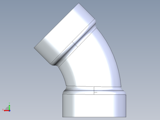 船舶管路系统S4_SeaDrainPLUS_1-8Bend-SxS_37E165001_1-1-2in Sea Drain Plus - 45 Bend - SxS后视缩略图