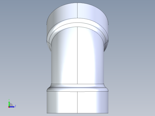 船舶管路系统S4_SeaDrainPLUS_1-8Bend-SxS_37E165001_1-1-2in Sea Drain Plus - 45 Bend - SxS左视缩略图