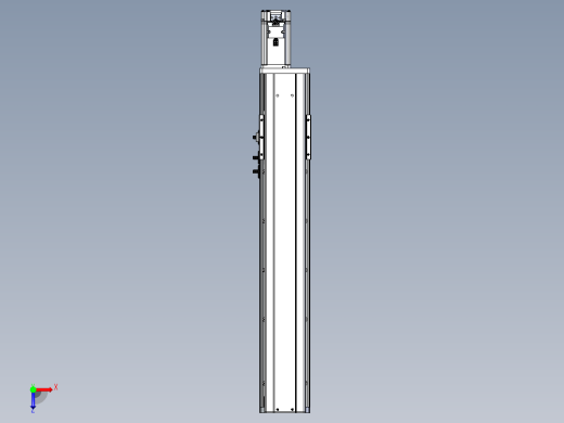 东锦丝杆传动-直线滑台模组DH102-C-L10-S450-BC-P400W-C3俯视缩略图